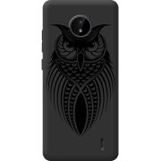 Черный чехол BoxFace Nokia C20 Owl