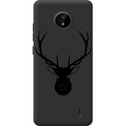 Черный чехол BoxFace Nokia C20 Deer