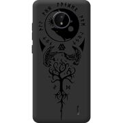 Черный чехол BoxFace Nokia C20 Hugin and Munin