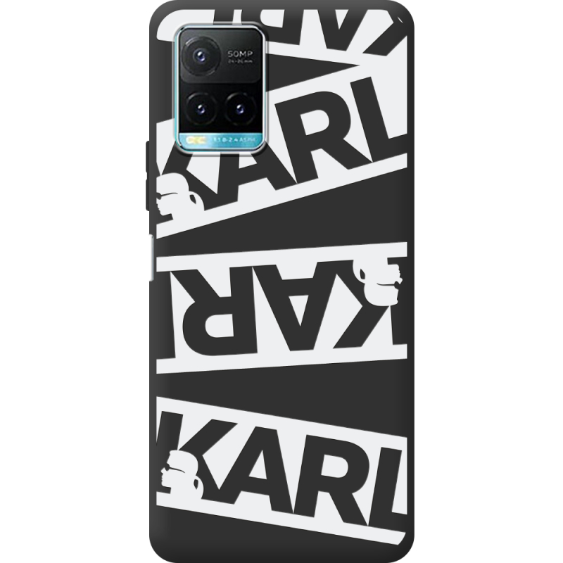 Черный чехол BoxFace Vivo Y33S White Karl