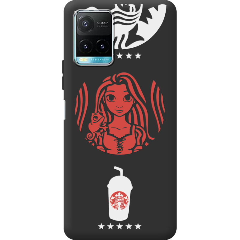 Черный чехол BoxFace Vivo Y33S RedWhite Coffee