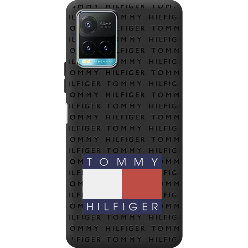 Черный чехол BoxFace Vivo Y33S Tommy Print