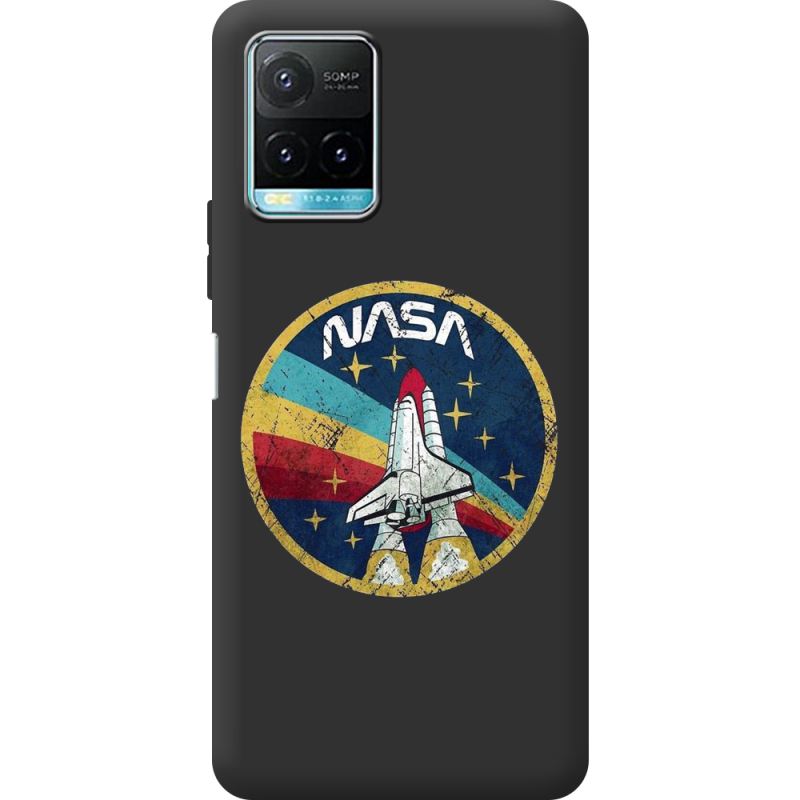 Черный чехол BoxFace Vivo Y33S NASA