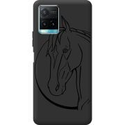 Черный чехол BoxFace Vivo Y33S Horse