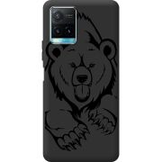 Черный чехол BoxFace Vivo Y33S Grizzly Bear