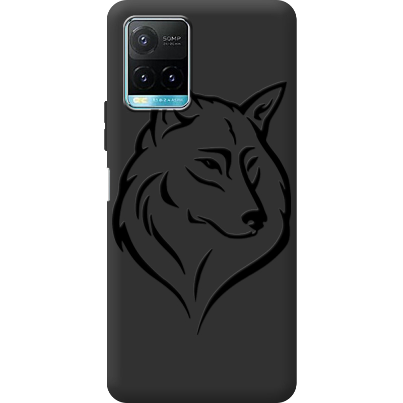 Черный чехол BoxFace Vivo Y33S Wolf