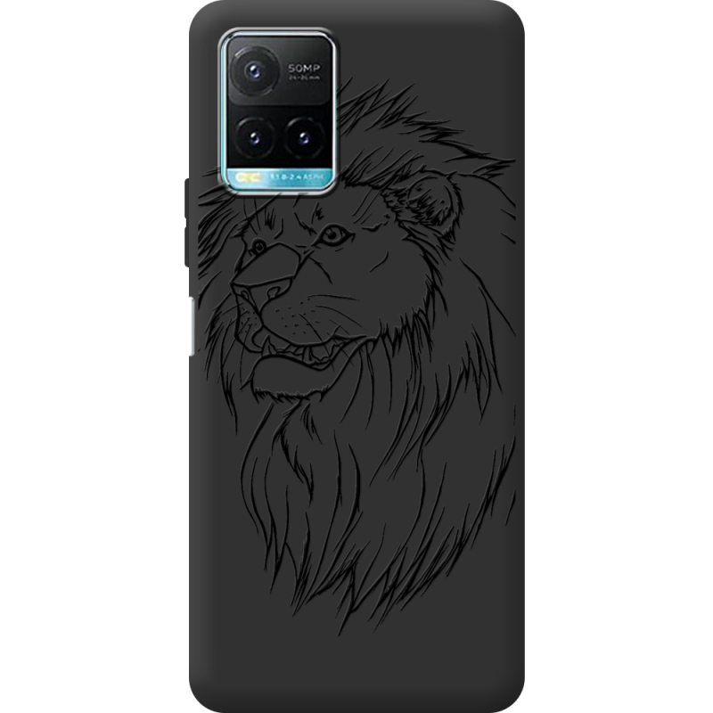 Черный чехол BoxFace Vivo Y33S Lion