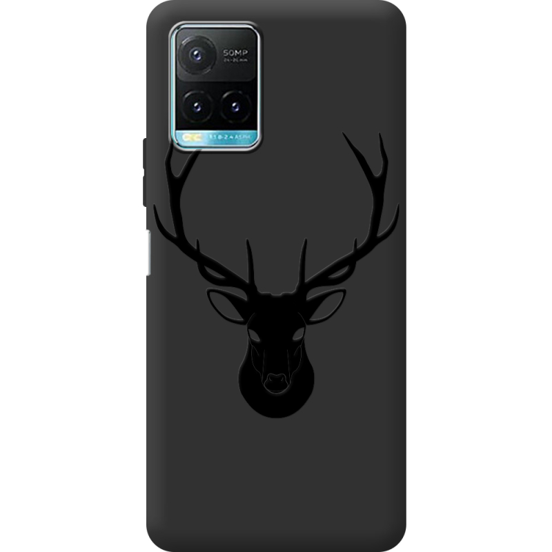 Черный чехол BoxFace Vivo Y33S Deer