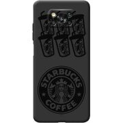 Черный чехол BoxFace Poco X3 Pro Black Coffee