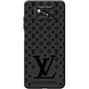 Черный чехол BoxFace Poco X3 Pro LV Style