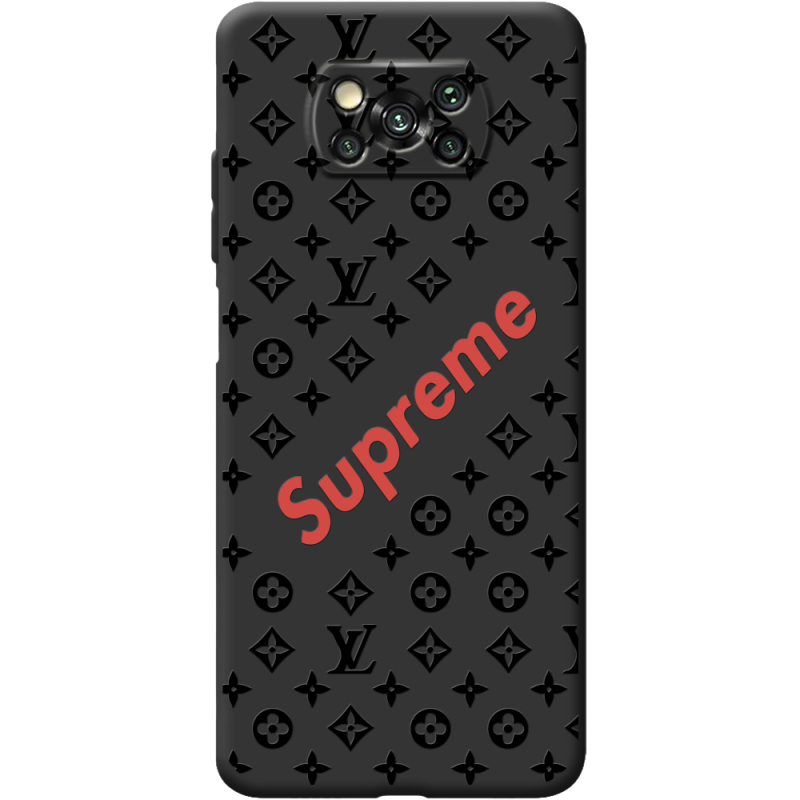 Черный чехол BoxFace Poco X3 Pro Style S