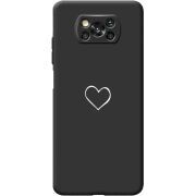 Черный чехол BoxFace Poco X3 Pro My Heart