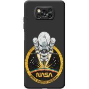 Черный чехол BoxFace Poco X3 Pro NASA Spaceship