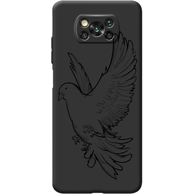 Черный чехол BoxFace Poco X3 Pro Dove