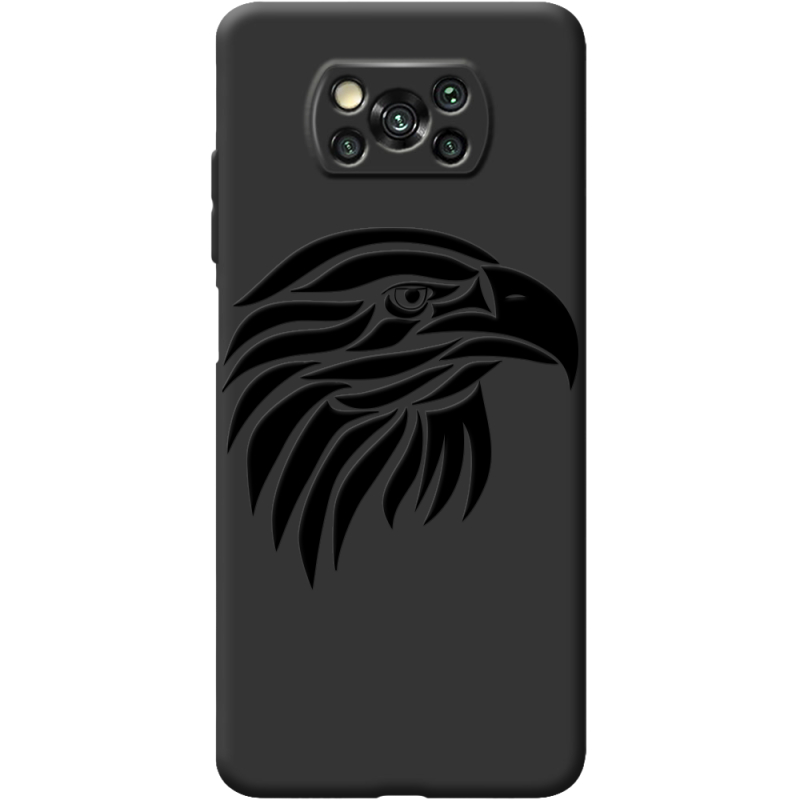 Черный чехол BoxFace Poco X3 Pro Eagle