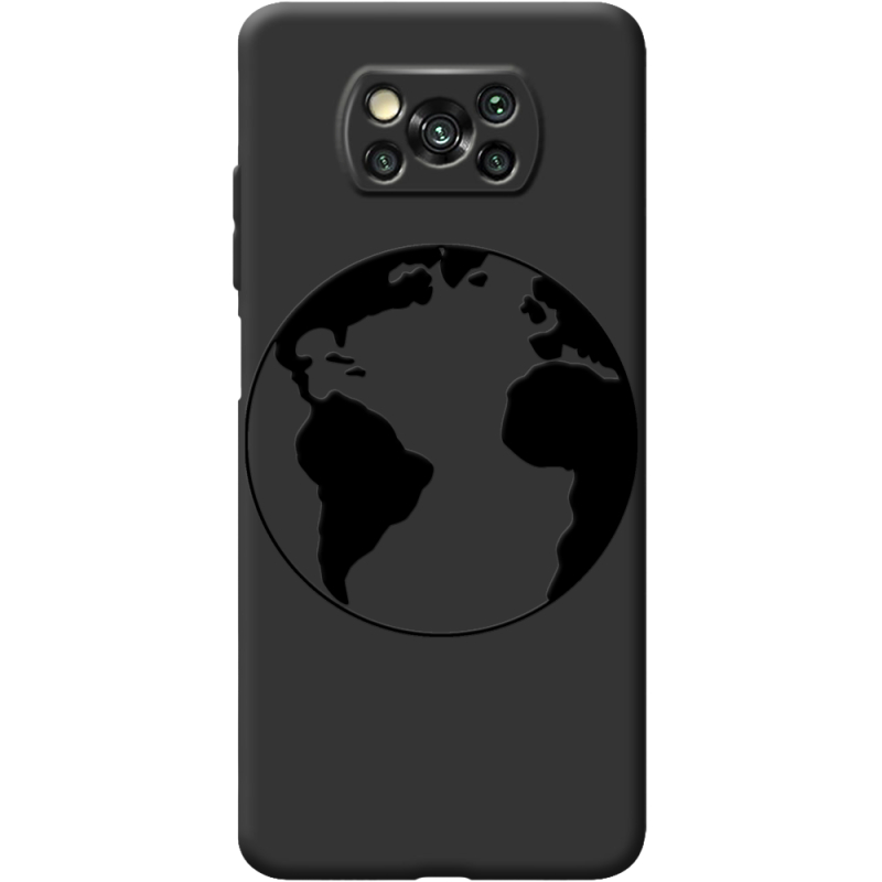 Черный чехол BoxFace Poco X3 Pro Earth