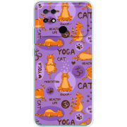 Чехол BoxFace Poco C40 Yoga Cat