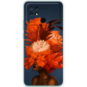 Чехол BoxFace Poco C40 Exquisite Orange Flowers