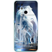 Чехол BoxFace Poco C40 White Horse