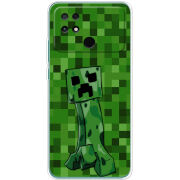 Чехол BoxFace Poco C40 Minecraft Creeper