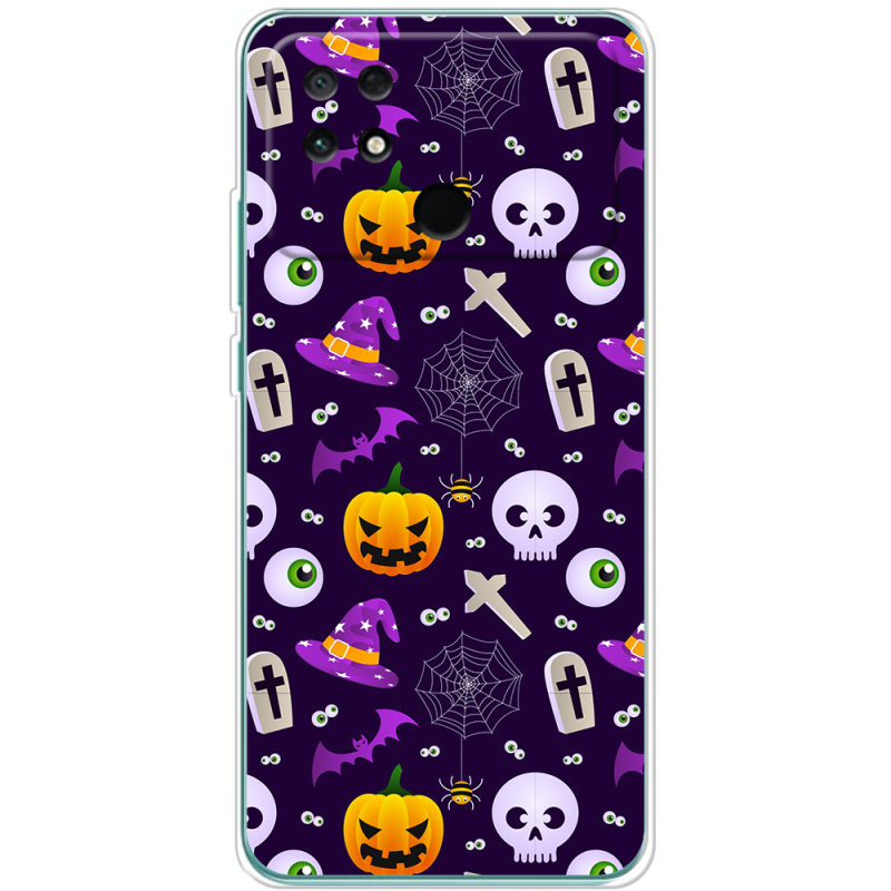 Чехол BoxFace Poco C40 Halloween Purple Mood