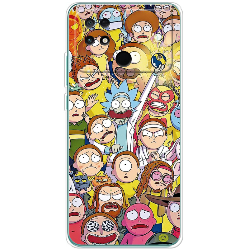 Чехол BoxFace Poco C40 Rick and Morty