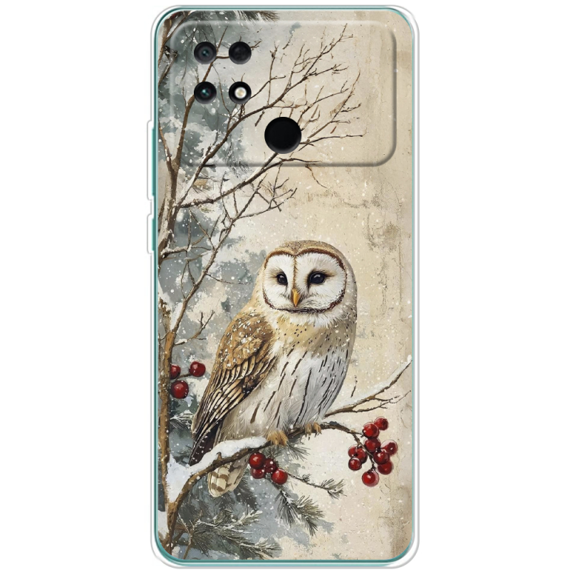 Чехол BoxFace Poco C40 Christmas Owl