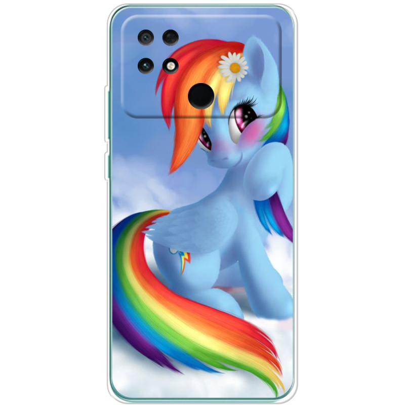 Чехол BoxFace Poco C40 My Little Pony Rainbow Dash