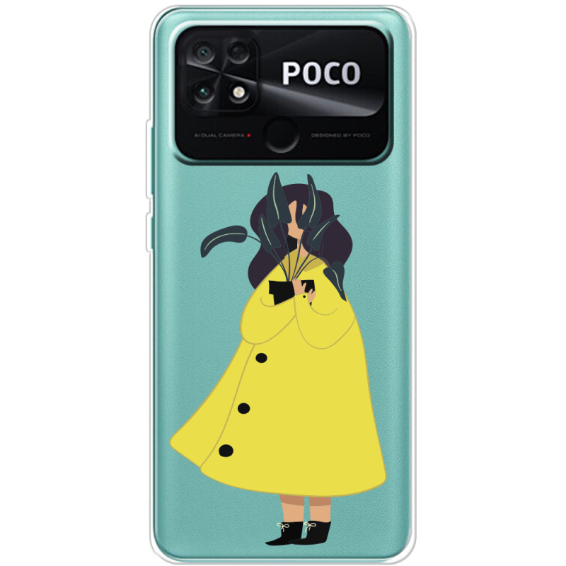 Прозрачный чехол BoxFace Poco C40 Just a Girl