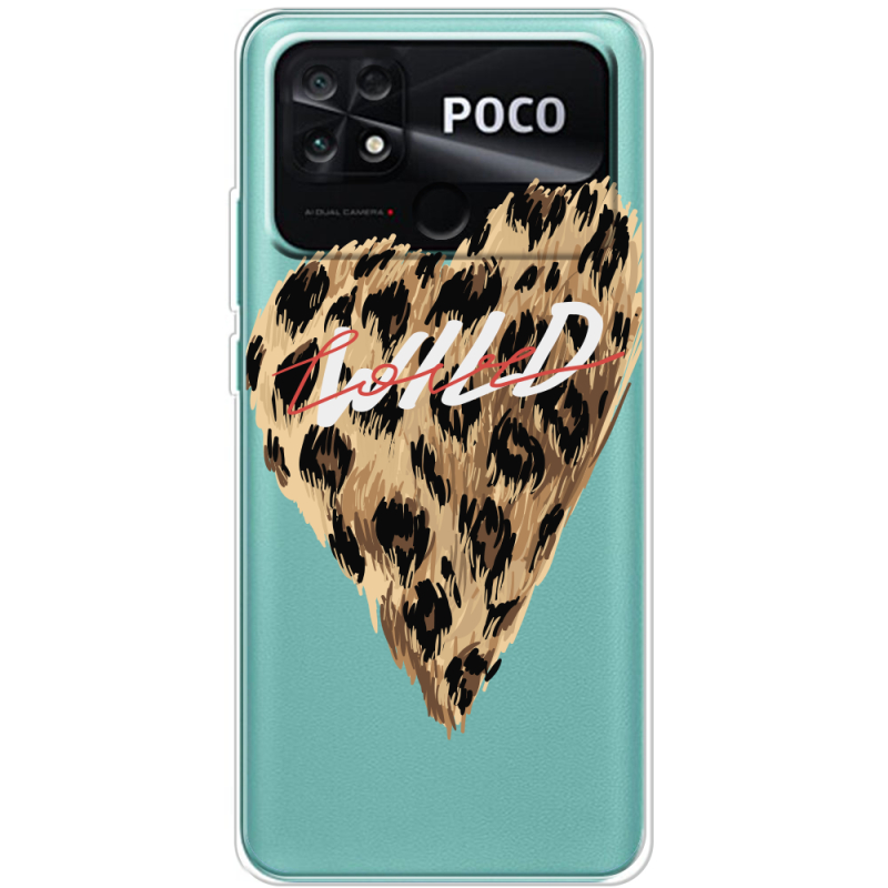 Прозрачный чехол BoxFace Poco C40 Wild Love