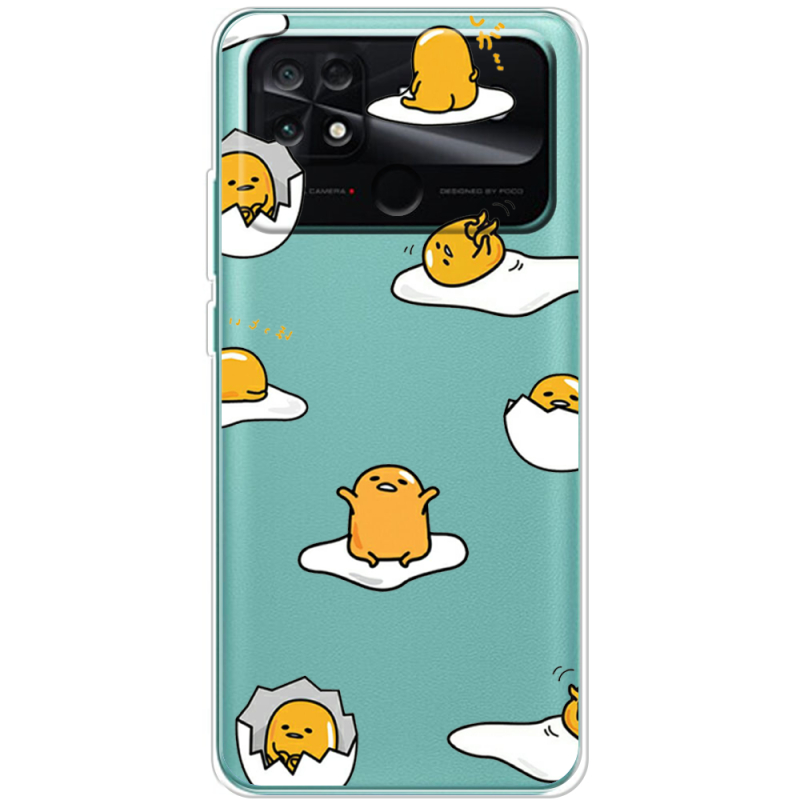 Прозрачный чехол BoxFace Poco C40 Gudetama