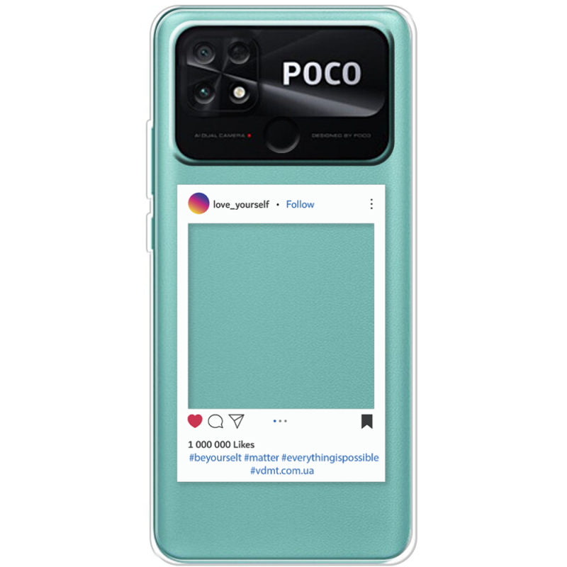 Прозрачный чехол BoxFace Poco C40 Insta