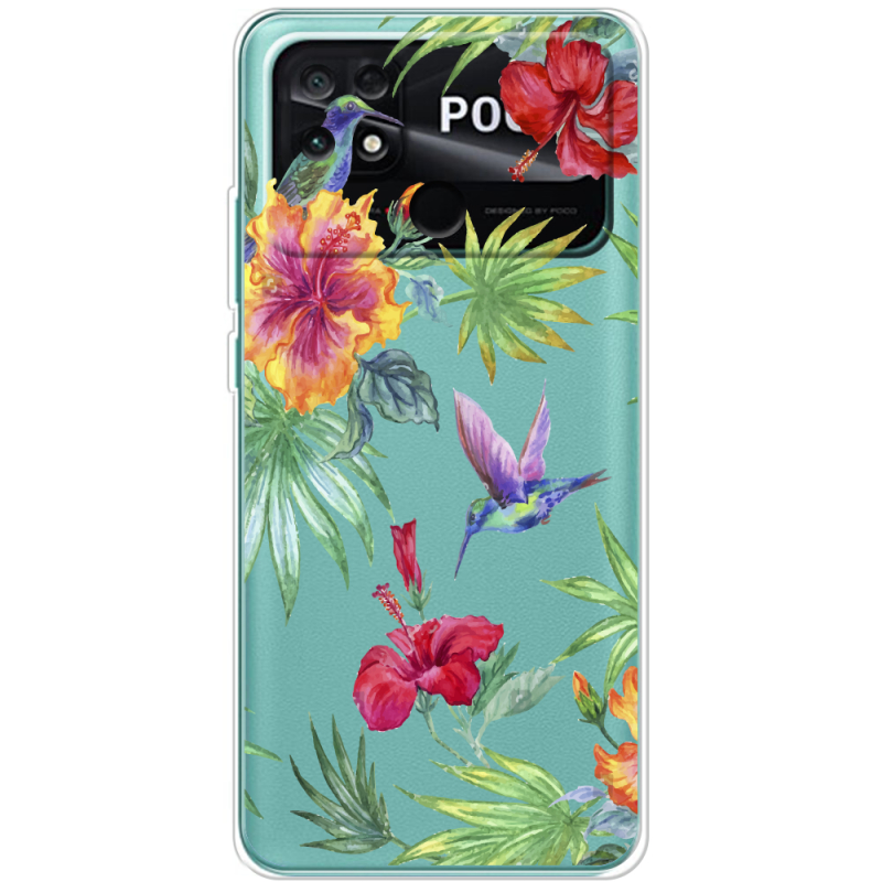 Прозрачный чехол BoxFace Poco C40 Tropical
