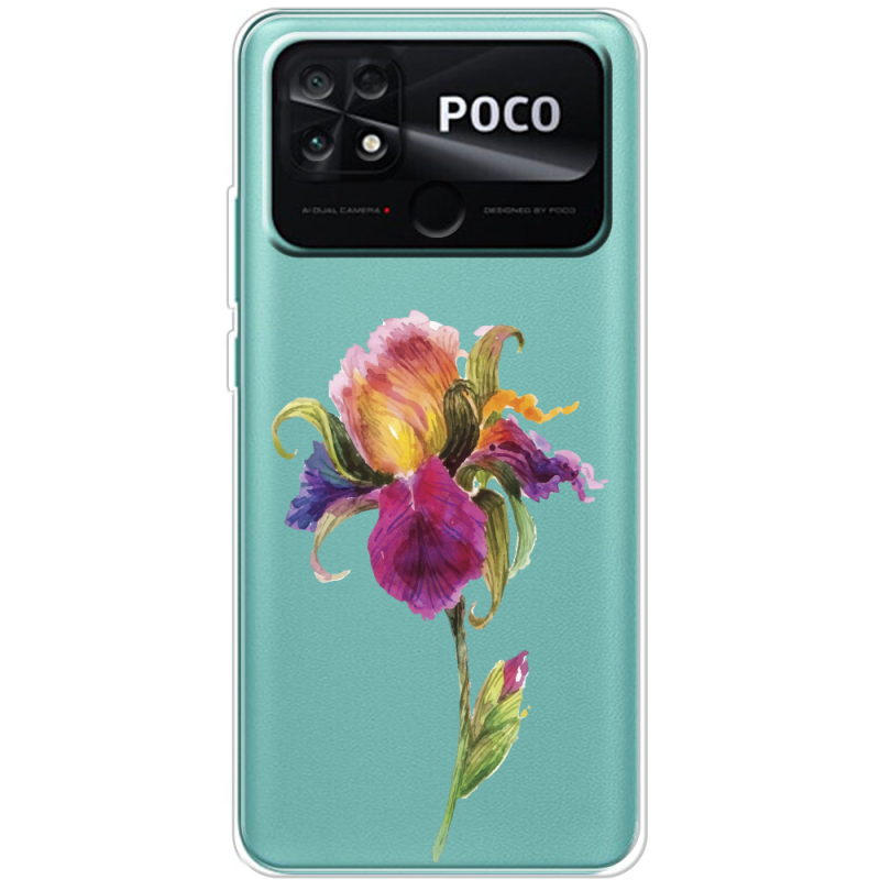 Прозрачный чехол BoxFace Poco C40 Iris