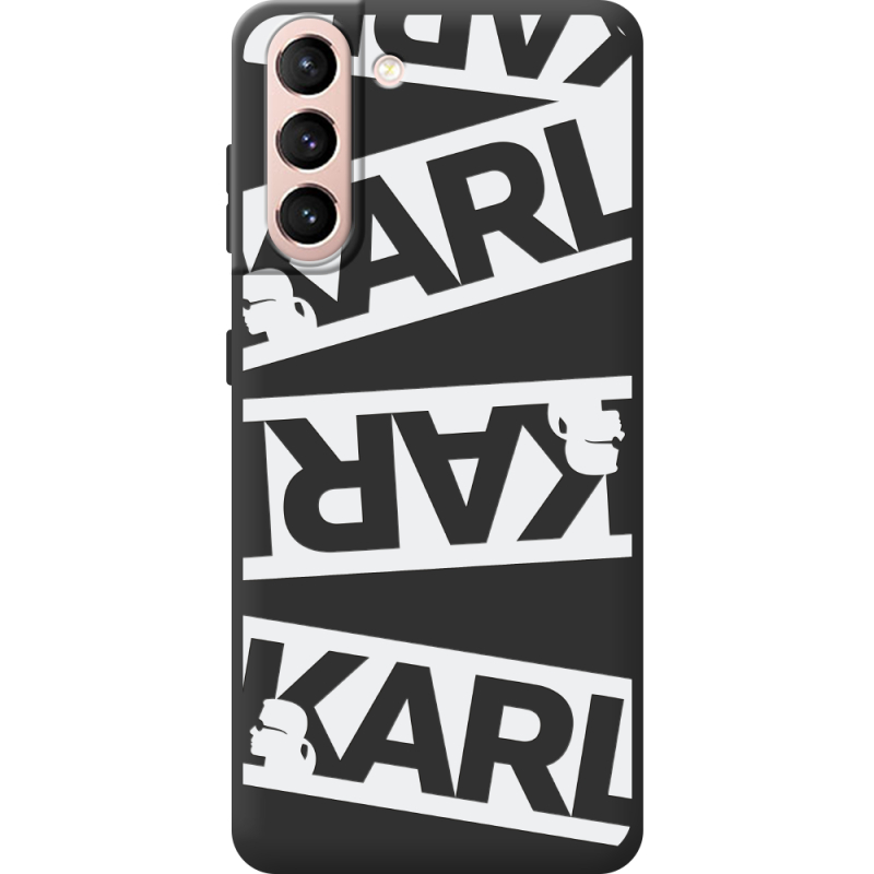 Черный чехол BoxFace Samsung G991 Galaxy S21 White Karl