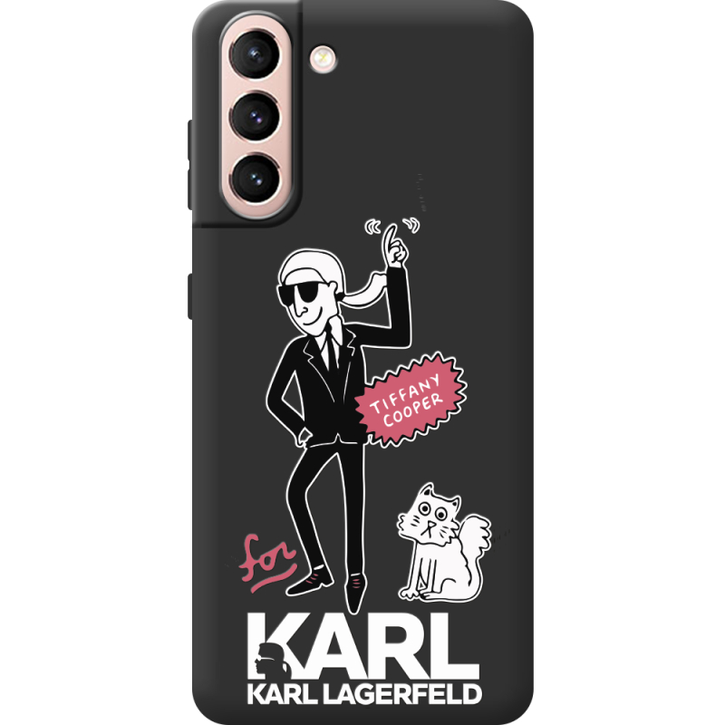 Черный чехол BoxFace Samsung G991 Galaxy S21 For Karl