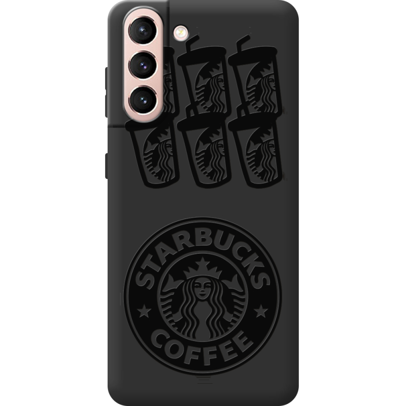 Черный чехол BoxFace Samsung G991 Galaxy S21 Black Coffee