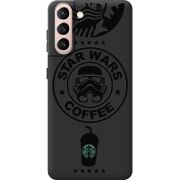 Черный чехол BoxFace Samsung G991 Galaxy S21 Dark Coffee