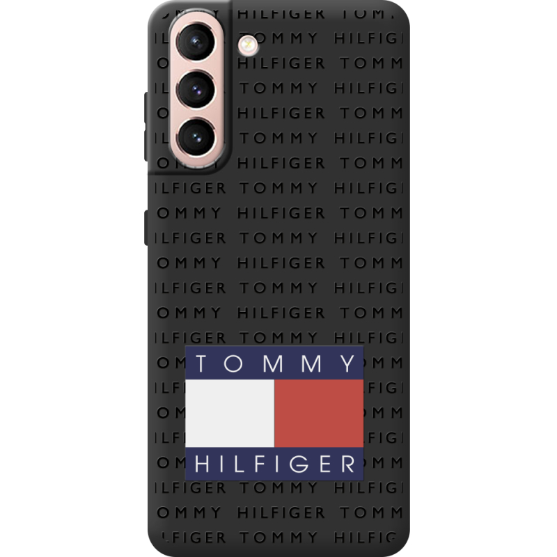 Черный чехол BoxFace Samsung G991 Galaxy S21 Tommy Print