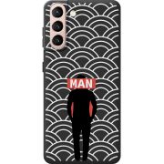 Черный чехол BoxFace Samsung G991 Galaxy S21 Man Pattern