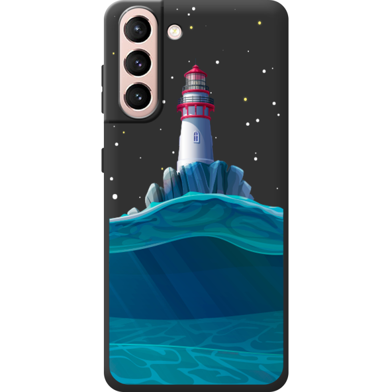 Черный чехол BoxFace Samsung G991 Galaxy S21 Lighthouse