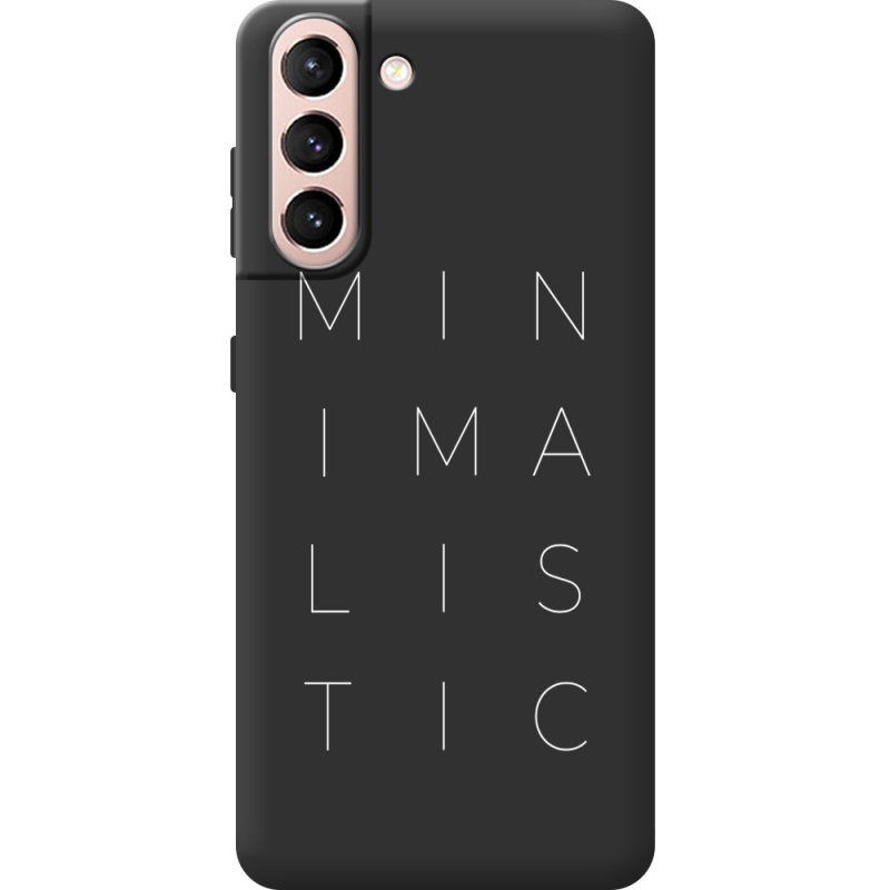 Черный чехол BoxFace Samsung G991 Galaxy S21 Minimalistic