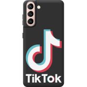 Черный чехол BoxFace Samsung G991 Galaxy S21 Tik Tok