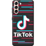 Черный чехол BoxFace Samsung G991 Galaxy S21 Tik Tok