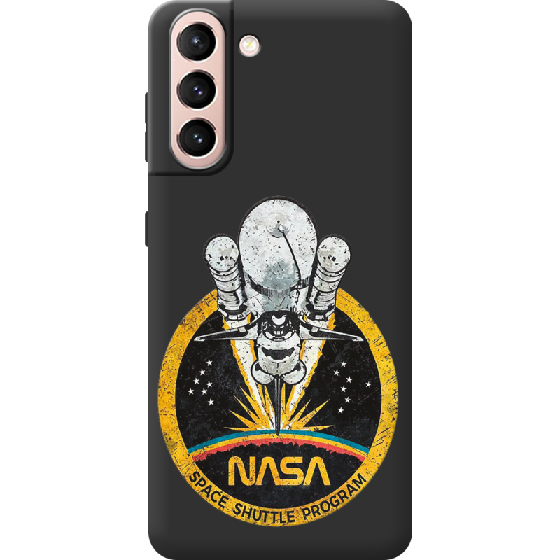 Черный чехол BoxFace Samsung G991 Galaxy S21 NASA Spaceship