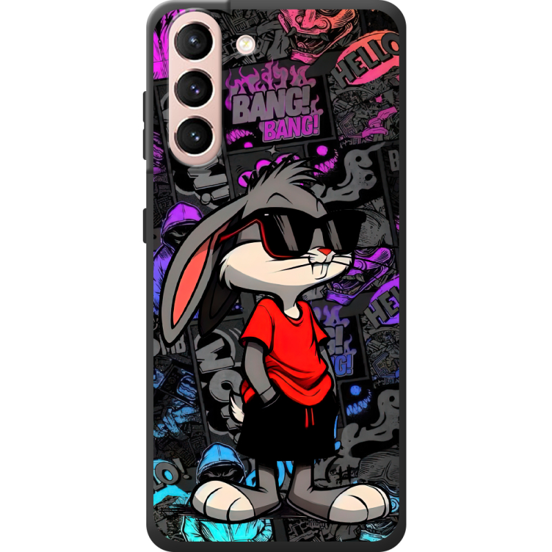 Черный чехол BoxFace Samsung G991 Galaxy S21 Малий вухань