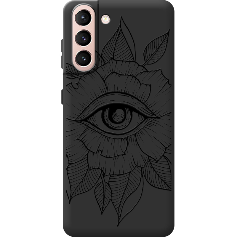 Черный чехол BoxFace Samsung G991 Galaxy S21 Eye