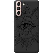 Черный чехол BoxFace Samsung G991 Galaxy S21 Eye