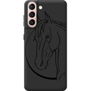 Черный чехол BoxFace Samsung G991 Galaxy S21 Horse