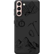 Черный чехол BoxFace Samsung G991 Galaxy S21 Mountains